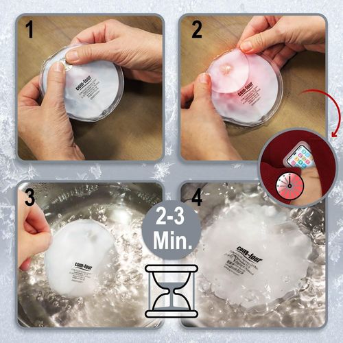 KALANKA-COM-FOUR? 4X Chauffe-Poches r¿¿utilisables - Chauffe-Mains avec Motif Pingouin - Coussin Chauffant pour Les journ¿¿es Froides et pour Les d¿¿placements - Coussin Chauffant (04 pi¿¿ces - Couleur P