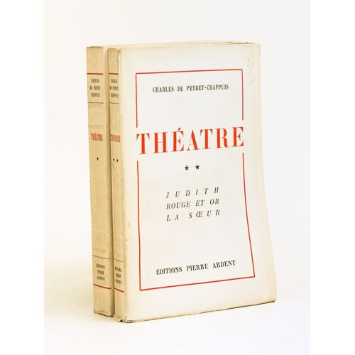 Théâtre (2 Tomes - Complet) I : Frénésie - Feu Monsieur Pic - Phèdre ; Ii : Judith - Rouge Et Or - La Soeur [ Edition Originale ]