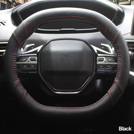 Couverture De Volant De Voiture En Cuir Antidérapant, 34cm, Couverture Universelle Pour Les Quatre Saisons, Pour Peugeot 3008 4008 5008