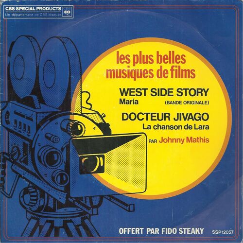 Les Musiques De Films (Disque Par Fido Sticky) : Maria  (L. Bernstein - S. Sondheim) "West Side Story" 2'32 / La Chanson De Lara (P.F. Webster / M. Jarre) "Docteur Jivago" 3'31