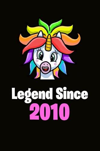 Legend Since 2010 Lined Notebook.: Notes