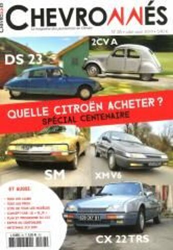 Chevronnés 38 Quelle Citroen Acheter Ds 23 / 2cv A / Sm / Xm V6 / Cx 22 Trs