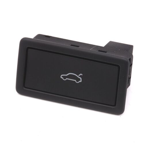 Black Joli Électrique De Verrouillage Du Couvercle Du Coffre De Voiture, Bouton Poussoir, Noir Chromé, Audi A4, B8, Horizon C7, A8, Q7, Vw Passat, Skoda Octavia, Superbe " Nipseyteko "