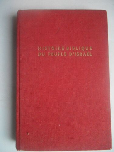 Histoire Biblique Du Peuple D'israël