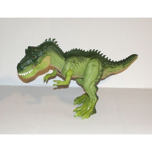 Dinosaure T Rex Sonore Lumineux Lanard - Figurine Animal Articulé Jurassic Yeux Rouge 45 Cm