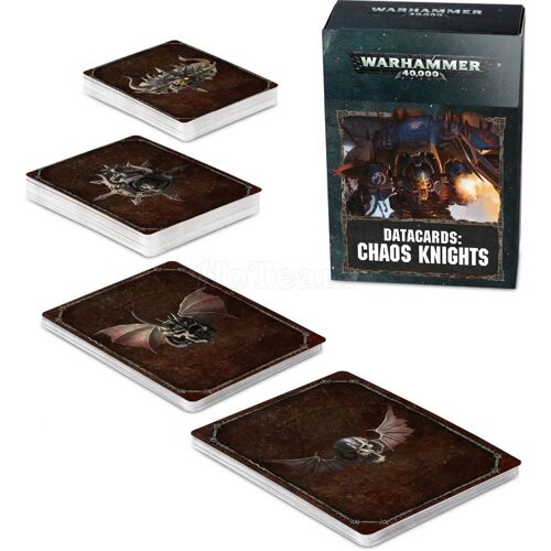 Warhammer 40k - Datacards V.8 Chaos Knights (Fr)