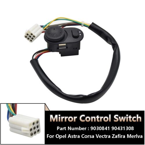 Interrupteur De Commande De Réglage Du Rétroviseur, Pour Opel Astra F 1991 ¿ 2001/Corsa/Vectra B 1995-2003 /Zafira/Merlva 9030841 90431308