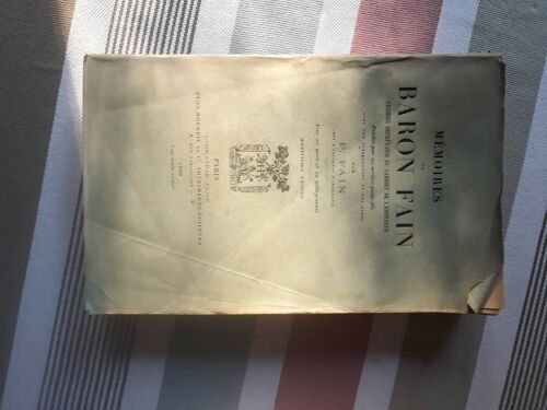 Memoires Du Baron Fain