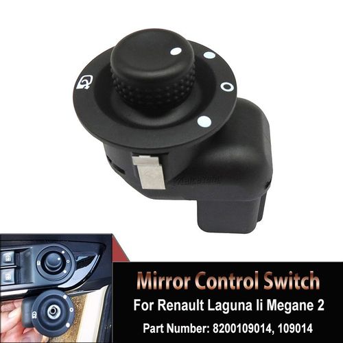 Bouton De Commande Du Rétroviseur Pour Renault Laguna Ii Megane 2 8200109014 8200676533, 10 Broches, Accessoires Automobiles