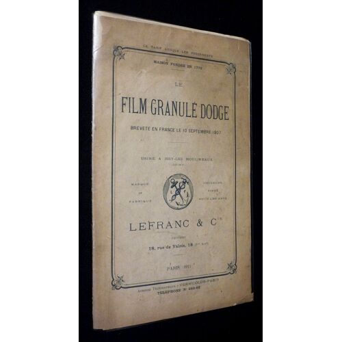 Le Film Granulé Dodge, Breveté En France Le 10 Septembre 1907