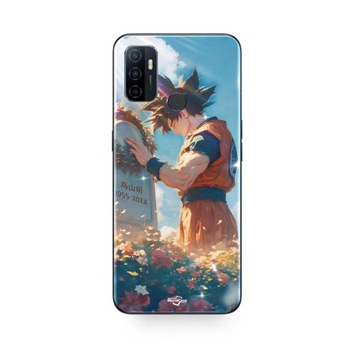 Coque Oppo A32 Akira Toriyama Son Goku Tombe