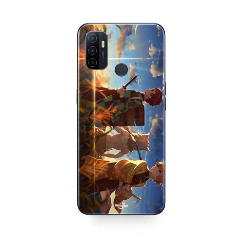 Coque Oppo A32 Tanjiro Inosuke Et Zenitsu