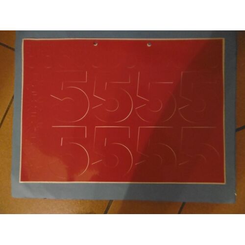 Planche De Lettres Adhesives 75mm Largo Solo Pickup Avec La Lettre "S"