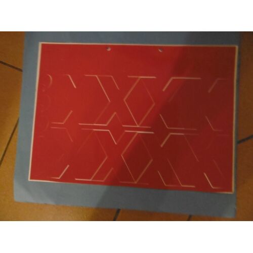 Planche De Lettres Adhesives 75mm Largo Solo Pickup Avec La Lettre " X "
