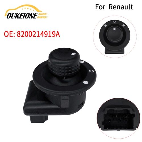 Bouton De Commande De Réglage Du Rétroviseur Électrique, Interrupteur De Réglage Du Rétroviseur Pour Renault Avanttime De0, Accessoires De Voiture Jl Fl El