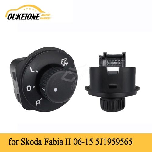 Bouton De Commande De Rétroviseur Extérieur Pour Skoda Fabia Ii 2 Rine Roomster, Interrupteur De Réglage, Accessoires De Voiture, Sister, 5j1959565