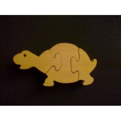 Tortue Puzzle En Bois