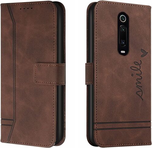Coque Pour Xiaomi Mi 9t / Xiaomi Mi 9t Pro/Redmi K20 / K20 Pro, Etui Cuir Avec Magnetique, Flip Pochette Housse Pour Xiaomi Mi 9t / Xiaomi Mi 9t Pro Protection, Marron