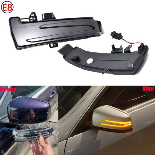 Clignotant Dynamique À Led Pour Rétroviseur, Pour Mercedes Benz A B C E S Cla Gla Glk Classe W176 W246 W212 W204 W221