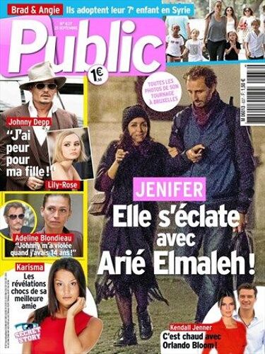 Public 000637 : Jenifer & Arié Elmaleh/Johnny Depp & Lily-Rose/Brad & Angie/Adeline Blondieau