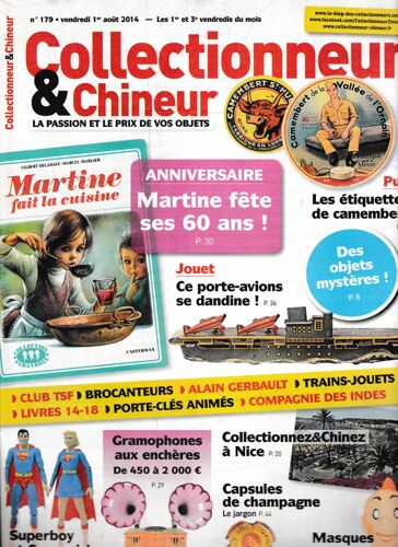 Collectionneur & Chineur N°179 : Martine Fête Ses 60 Ans, Les Étiquettes De Camenbert 