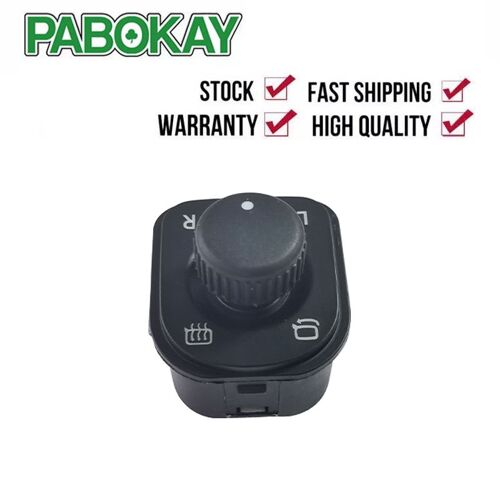 Interrupteur De Rétroviseur À Bouton Réglable, 100% Neuf, Pour Volkswagen Vw Jetta Mk5 Golf 5 6 Tiguan Passat B6 Cc 1k0 959 565j