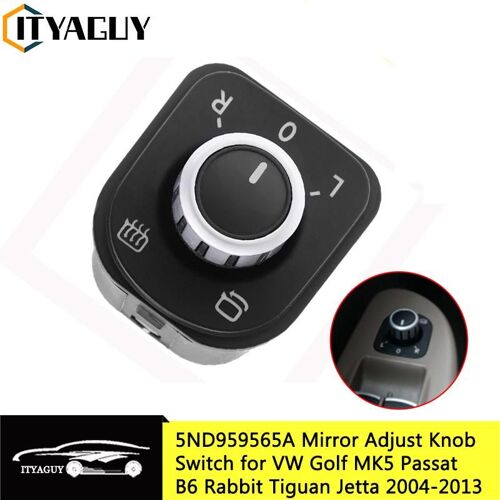 Bouton De Réglage Du Rétroviseur Latéral, Pour Vw Jetta Golf Gti Mk5 Mk6 Rabbit Tiguan Cc Passat B6 B7