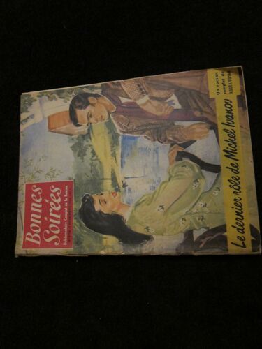 Bonnes Soirées N° 1709 Du 7 Nov.1954 - Bernard Blier - Bd Sylvie De Martial