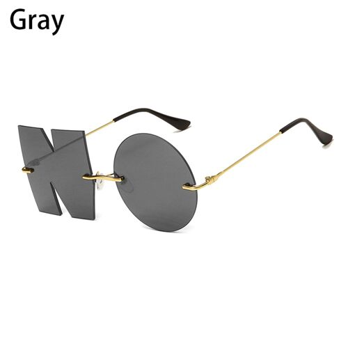 Lunettes De Soleil En Métal Uv400 Pour Femmes, Streetwear De Luxe, Tendance, Sans Lunettes De Soleil