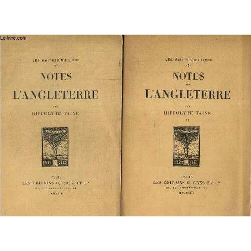 Notes Sur L Angleterre, Tomes I Et Ii (2 Volumes)