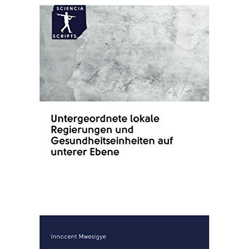 Untergeordnete Lokale Regierungen Und Gesundheitseinheiten Auf Unterer Ebene