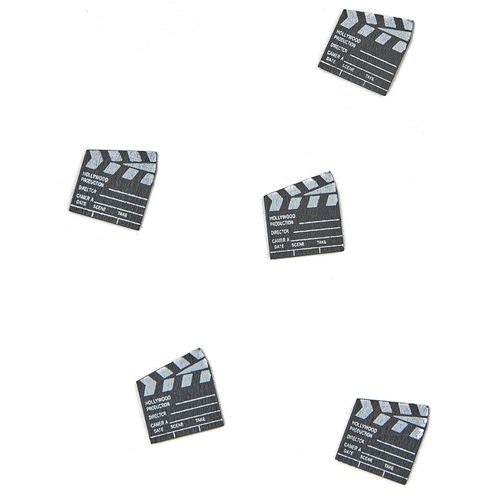 25 Confettis Clap De Cinéma 2 X 2,2 Cm