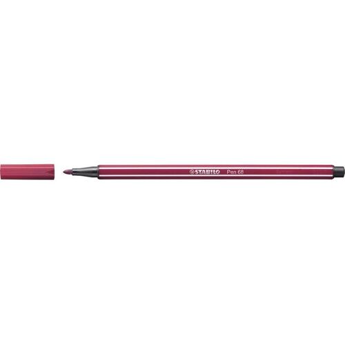 Stabilo Lot De 3 Feutres De Dessin Pen 68 Pte Ogive Moyenne 1 Mm Pourpre