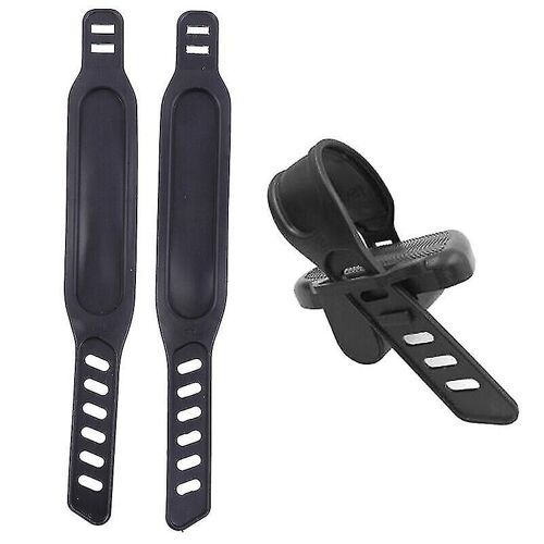 Nouvelle Pédale De Vélo D'exercice Sangles D'étrier Accès À L¿Équipement De Fitness. (Noir) (2pcs)