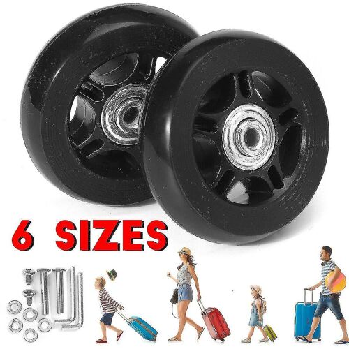 Silent Trolley Case Suitcase Universal Wheel Rubber Runner Suitcase Bearing Repair Kit -40mm * 18mm-Liuyue