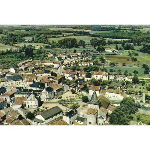 Usson Du Poitou Vue Panoramique Aérienne