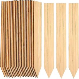 30 Pcs Grandes Étiquettes De Plantes De Bambou 15x2 Cm Étiquettes De Plantes Écologiques Jardin De Bambou