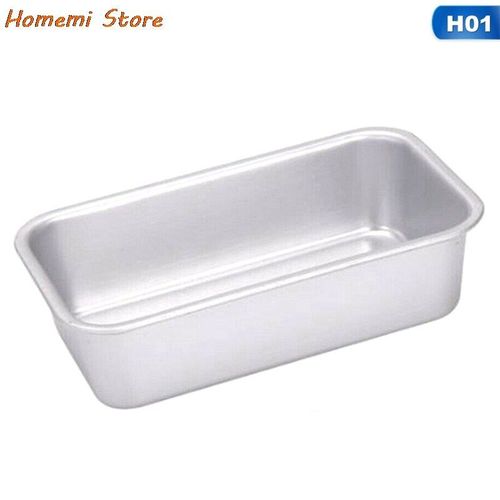 Ustensiles de cuisson en aluminium DIY, boîte de cuisson rectangulaire pour Toast, gâteau, pain, moule à pain, fournitures de cuisine