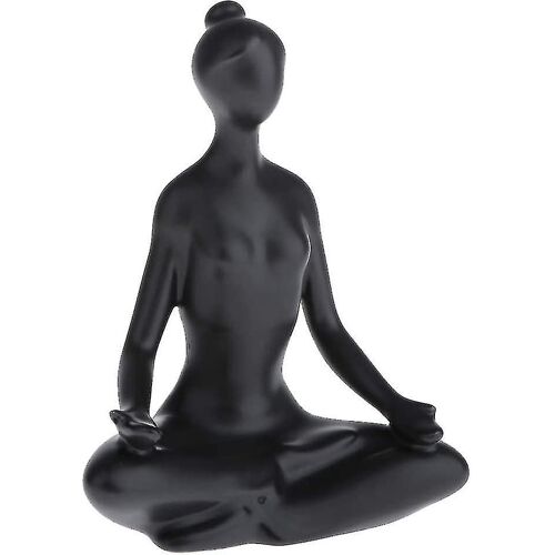 Décoration de la maison Statue de yoga en céramique de posture de yoga, salle de méditation Yoga Coach Collection Yoga Gifts-AM