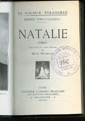 Natalie - Collection La Galerie Etrangere.
