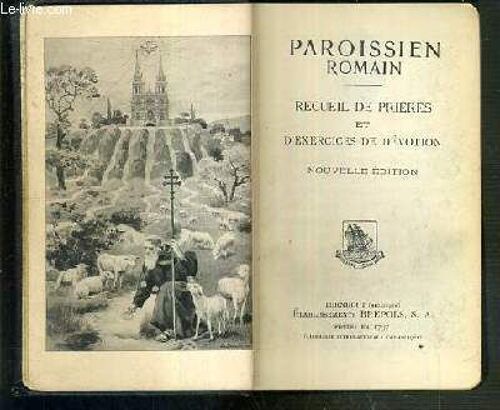 Paroissien Romain - N°11 -  Recueil De Prieres Et D'exercices De Devotion - Nouvelle Edition
