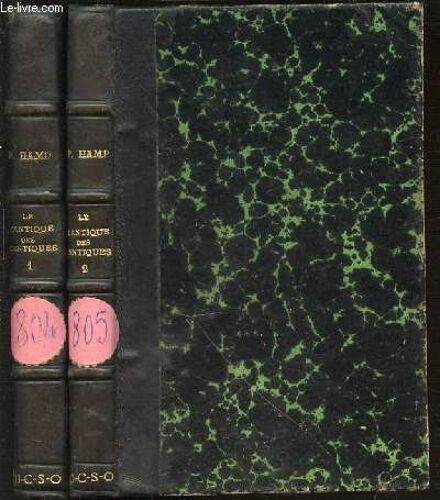 Le Cantique Des Cantiques En 2 Tomes (1+2) - La Peine Des Hommes.