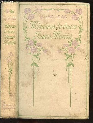 Memoires De Deux Jeunes Mariees.
