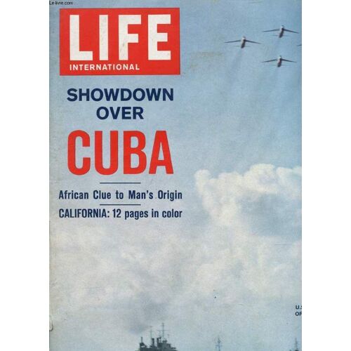 Life, International Edition, Vol. 33, N° 11, Nov. 1962 (Contents: World Events. To The Abyss-And A Quick Step Back. The East-West Confrontation Over Missile Bases In Cuba Produces History's ...