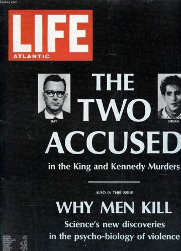 Life, Atlantic Edition, Vol. 45, N° 1, July 1968 (Contents: Guest Column. Revolvers, Rifles And Nice Old Ladies Who Do Not Shoot. By Thomas A. Dozier. Letters. The Death Of Kennedy Vs. U.S. ...
