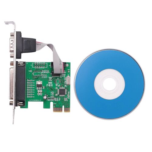 RS232 -232 Port série et DB25 Port parallèle d'imprimante vers PCI-E PCI Card Adapter Converter WCH382L Chi