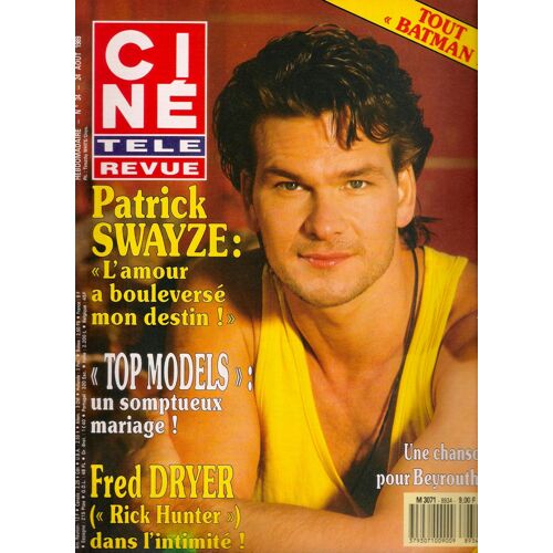Ciné Télé Revue N° 34 / 1989 - Patrick Swayze