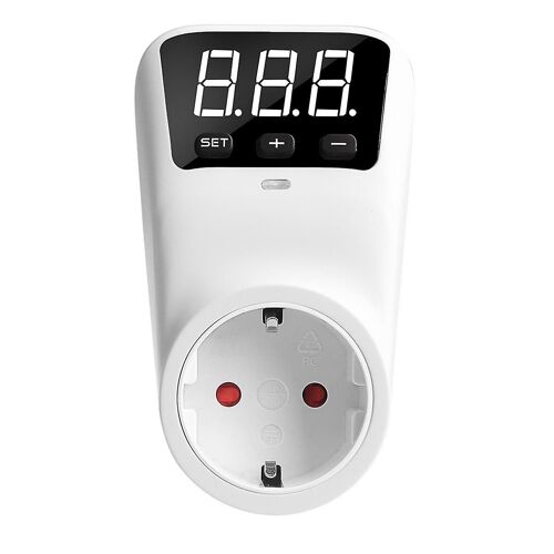 Prise de protection de tension AC230V Prise de protection de surtension réglable Voltage Safe Réfrigérateur Protéger la prise UE