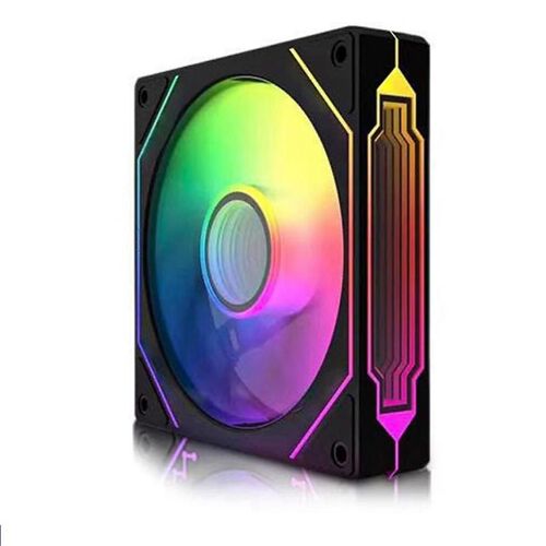 Le Côté Ventilateur Du Châssis Prism 6pro Prend En Charge Le Contrôle Intelligent De La Température Pwm Synchronisé Argb Noir
