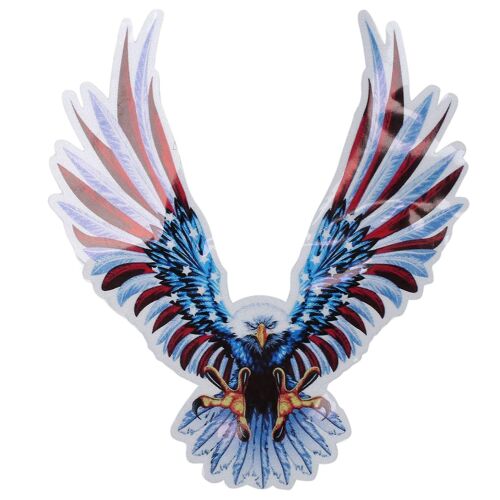 Décalcomanie De Voiture Hawk Auto Truck Usa Eagle Pet Flag Autocollant Autocollant Capuche Décalcomanies
